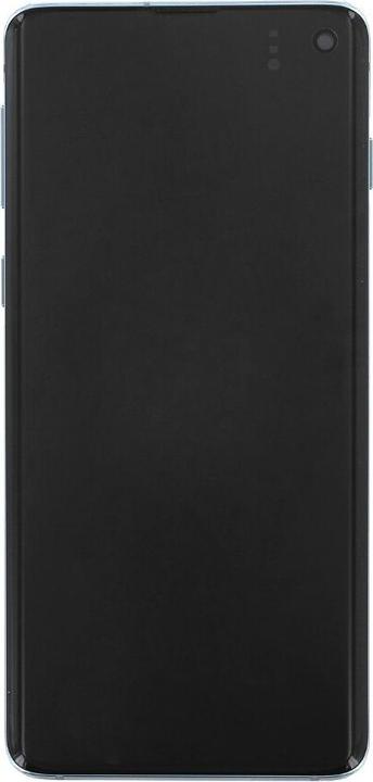Produktbild Samsung Display-Einheit G973F Galaxy S10 prism blue GH82-18850C + Rahmen (Display, Galaxy S10)