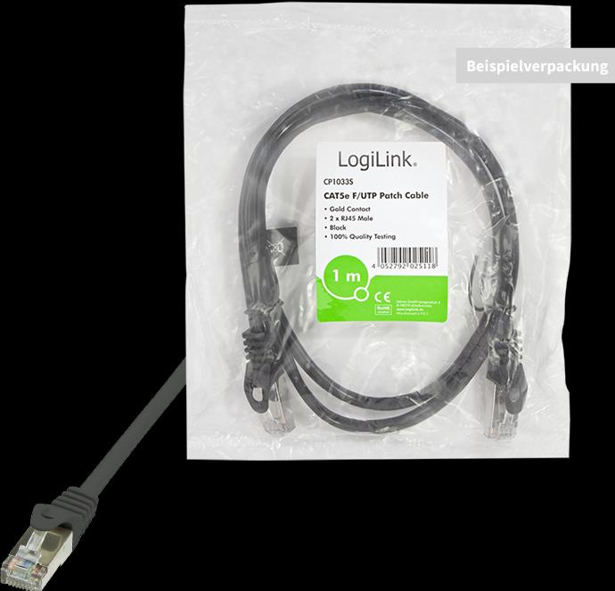 Produktbild LogiLink Netzwerkkabel (F/UTP, CAT5e, 2 m)