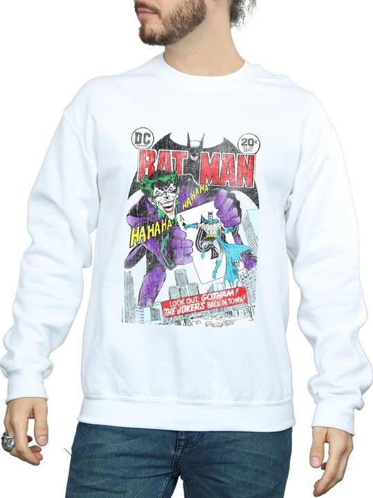 Produktbild Batman Joker Spielkarte Abdeckung Baumwolle Sweatshirt (S)