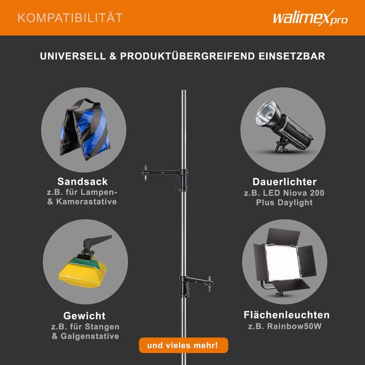 Image du produit Walimex pro Par trépied roulant (223 cm, 12 kg)