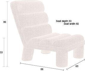 Produktbild Dutchbone Fern Lounge Chair Beige