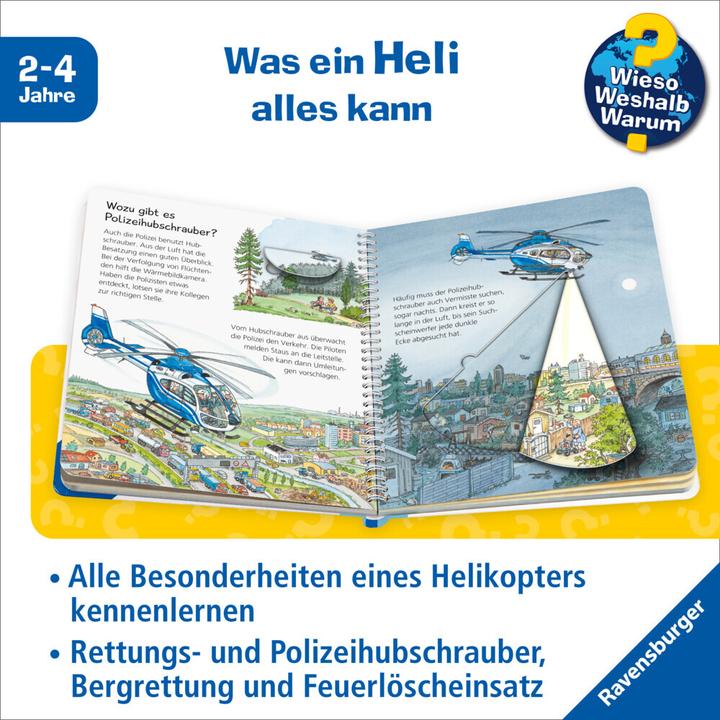 Produktbild Ravensburger Wieso? Weshalb? Warum? junior, Band 26: Der Hubschrauber (Deutsch, Andrea Erne, Wolfgang Metzger, 2022)