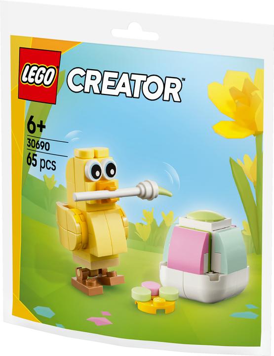 Image du produit LEGO S'amuser à dessiner l'oeuf de Pâques et le poussin (30690, LEGO Creator Expert)