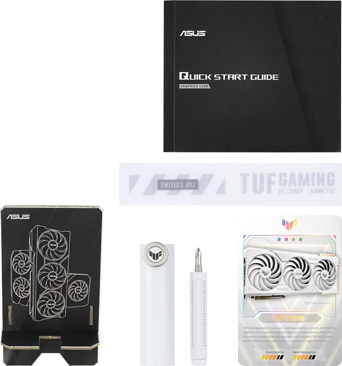Actual product image ASUS TUF Gaming Radeon RX 7800 XT White OC Edition (16 GB)
