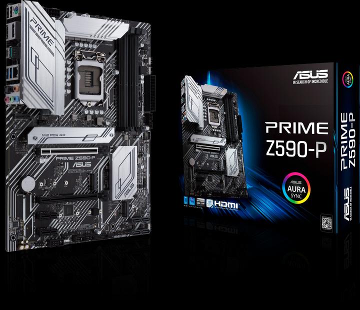 Produktbild ASUS PRIME Z590-P (LGA 1200, Intel Z590, ATX)