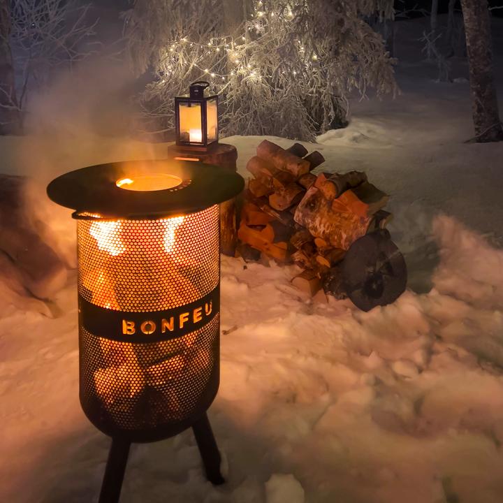 Produktbild Bonfeu BonVes 34 Feuerkorb Schwarz (34 cm)