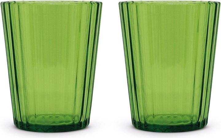 Actual product image Easy Life Set of 2 Acrylic Glasses 350ml, Green (0.35 l)