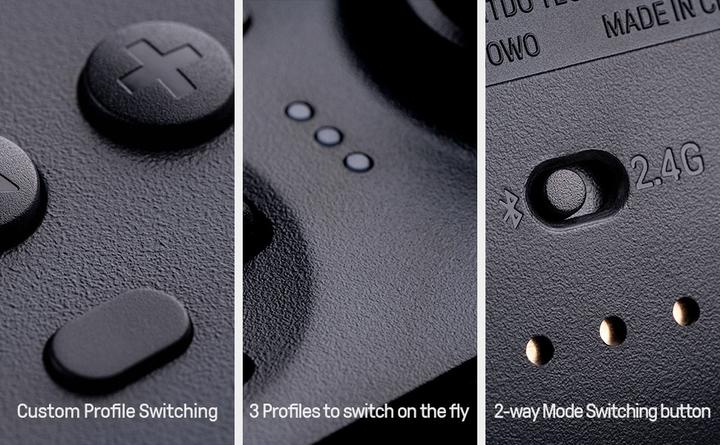 Actual product image 8bitdo Ultimate BT Pad NS + Charger bk RET00316 (Android, iOS, Switch, PC)