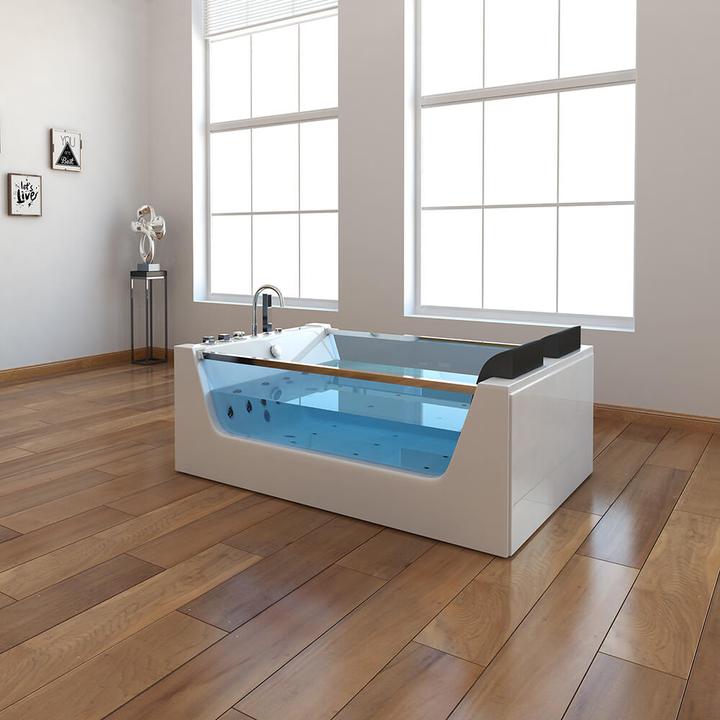 Immagine prodotto Home Deluxe Vasca idromassaggio con terapia luminosa a LED NAUTICA XL - 182x120cm (120 cm, 180 cm)