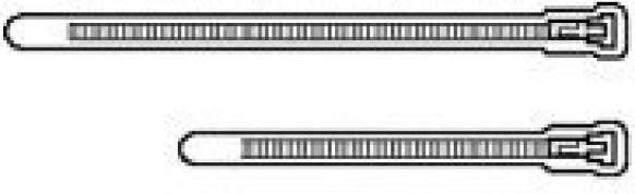 Immagine prodotto Lindy 40774 Blocca cavo (Fascette in plastica, 250 mm, 4 pz.)