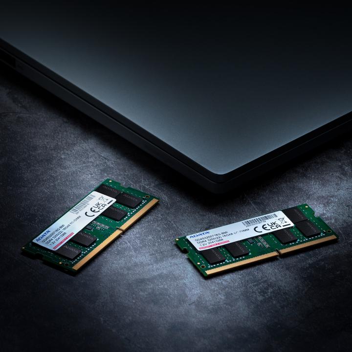Image du produit Adata SO-DDR4 16GB 3200-22 Gold simple plateau (1 x 16GB, 3200 MHz, RAM DDR4, SO-DIMM)
