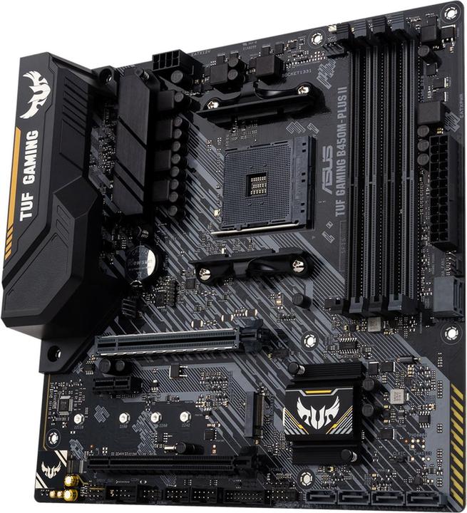 Image du produit ASUS TUF B450M-Plus II Gaming (AM4, AMD B450, mATX)