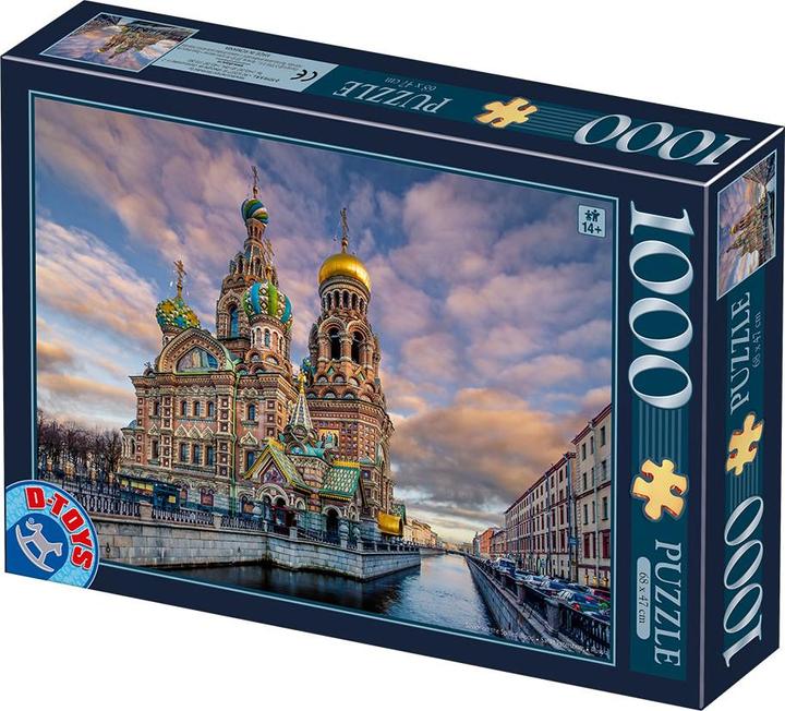 Produktbild D-Toys Puzzle 1000 Russland, Sankt Petersburg – Erlöserkirche (1000 Teile)