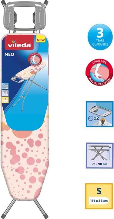 Image du produit Vileda Planche à repasser Neo (114 x 33 cm)
