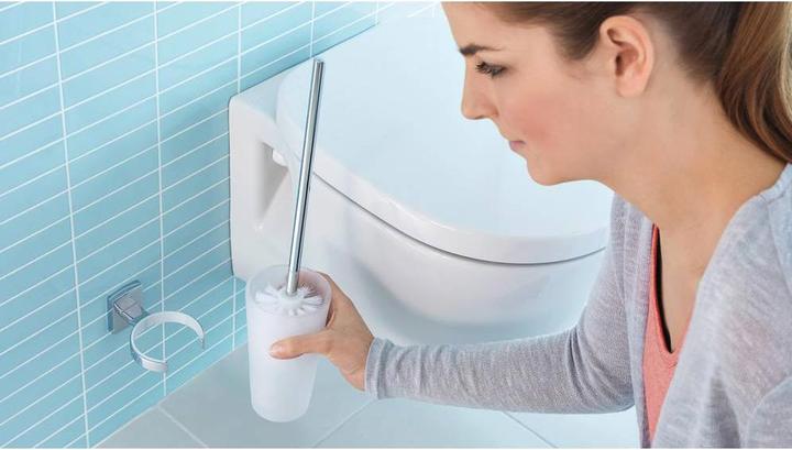 Produktbild tesa KLAAM WC-Bürstengarnitur inkl. Klebelösung ohne Bohren