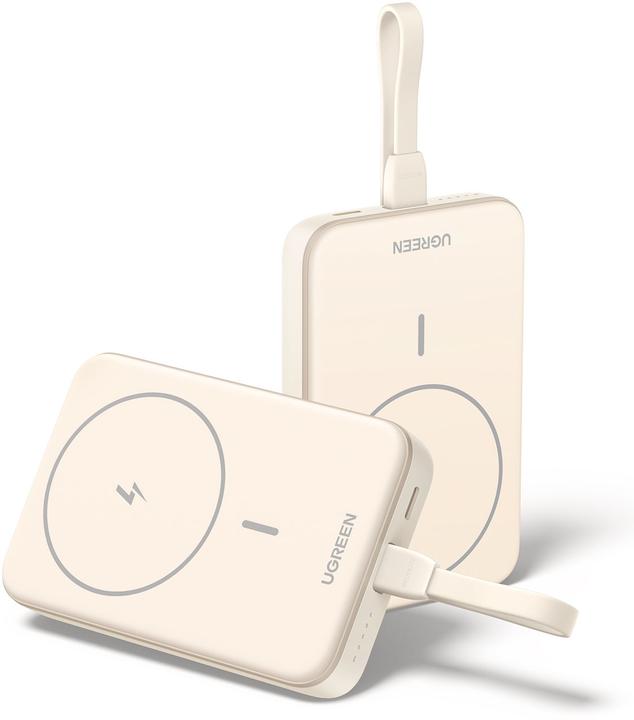 Actual product image Ugreen Magnetic Power Bank 10000mAh PB760, PD 20W, Magsafe + USB-C Cable (10000 mAh, 20 W)