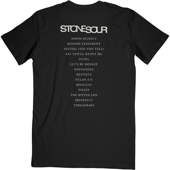 Immagine prodotto Stone Sour Maglietta unisex per adulti Audio Secrecy Square (L)