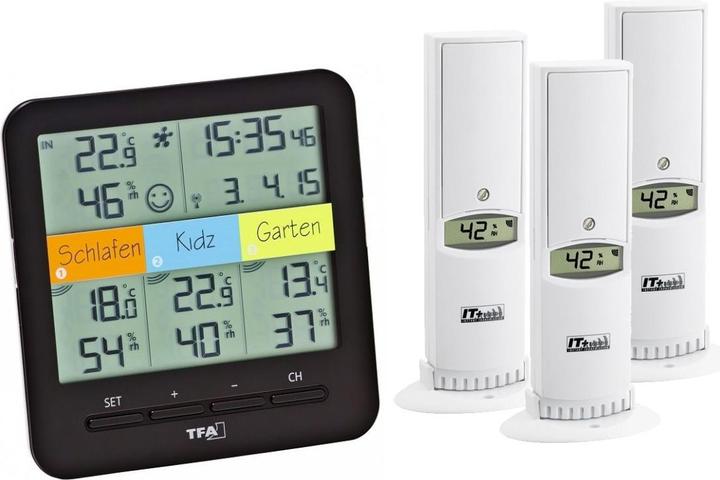 Actual product image Suomen Lämpömittari Oy 8230 temperature/humidity sensor Indoor/outdoor Temperature & humidity
