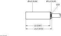Produktbild Turck Sensor induktiv Bi1,5-EH6,5K-AP6X