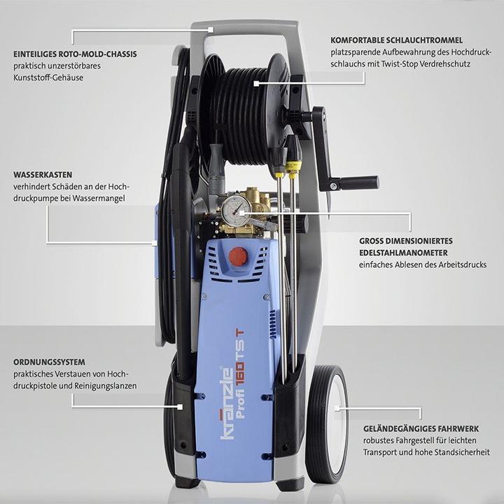 Immagine prodotto Kränzle Idropulitrice Profi 160 TST (Corrente elettrica)