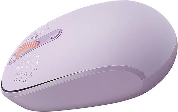 Actual product image Baseus Wireless Mouse F01B Tri-Mode 2.4 G BT 5.0 1600 DPI (purple) (Wireless)