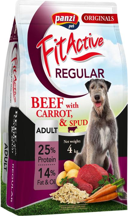 Produktbild Fit_active Dry Food Fitactive 4kg Regular Beef