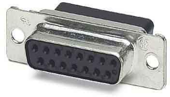 Image du produit Phoenix Contact Connecteur D-SUB femelle 180 ° Nombre de pôles : 15 Sertissage VS-15-BU-DSUB-CD-MG 10 pcs.