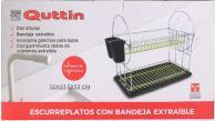 Image du produit Quttin égouttoir avec plateau 50x235x33 confortime