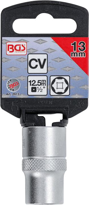 Image du produit BGS Douille pour clé, six pans 12,5 mm (1/2") 13 mm (13 mm)
