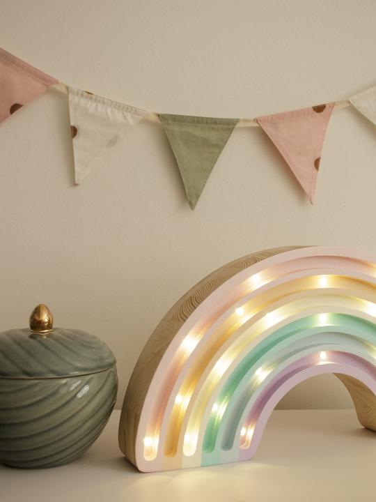 Actual product image Little Lights Night lamp Rainbow Pastel