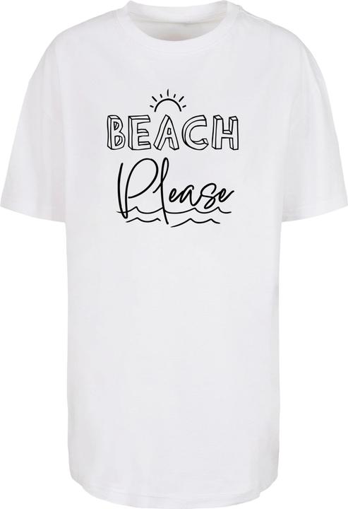 Produktbild Merchcode Ladies Beach Please Oversized Boyfriend Tee - 118935 (4XL)