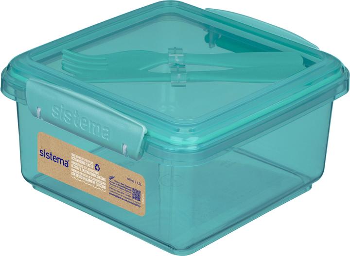 Image du produit Sistema Lunchbox plus couteau & fourchette 1,2 l 1 pièce