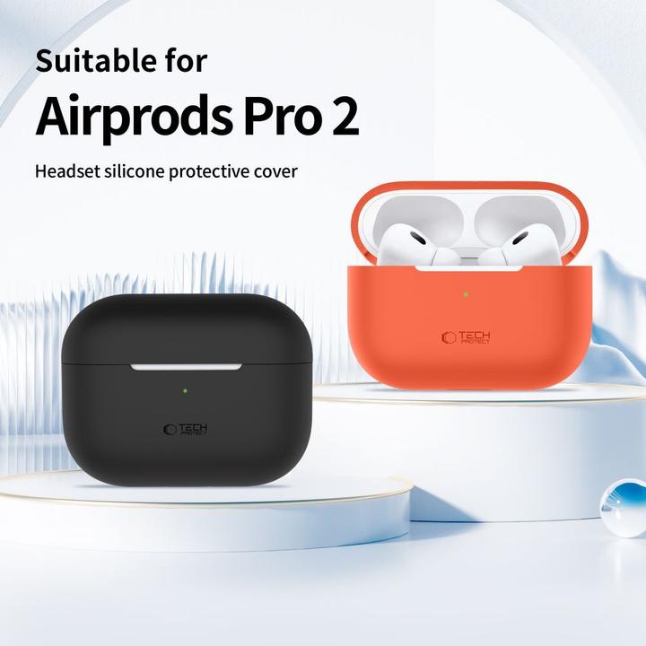 Produktbild Tech-Protect Silicone Case for Apple AirPods Pro 1 / 2 - Purple (Kopfhörer Hülle)