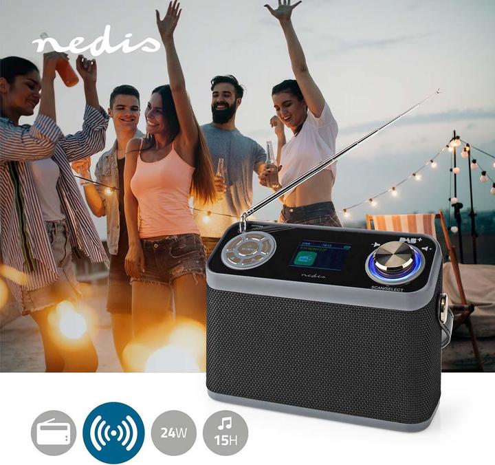 Produktbild Nedis DAB+ Radio (DAB+, FM, Bluetooth)
