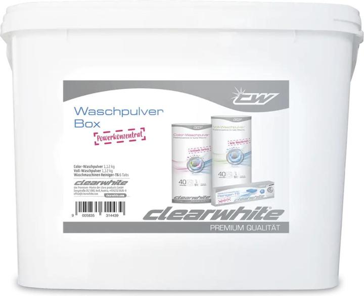 Produktbild ClearWhite Waschpulver-Box (80 Waschgänge, Pulver)