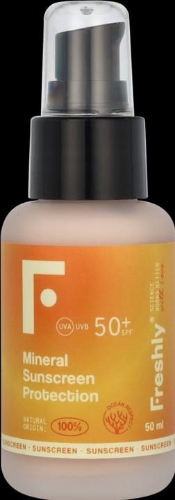 Produktbild Freshly Cosmetics Sonnenschutzmittel SPF 50 mit physikalisch-gesundheitlichen Mineralfiltern 50ml (Sonnencreme, SPF 50, 50 ml, 0.05 g)