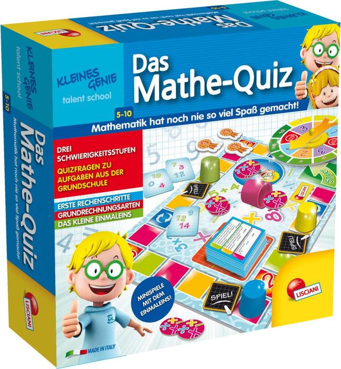 Produktbild Lisciani Kleines Genie Talent.Mathe-Quiz.DE66667