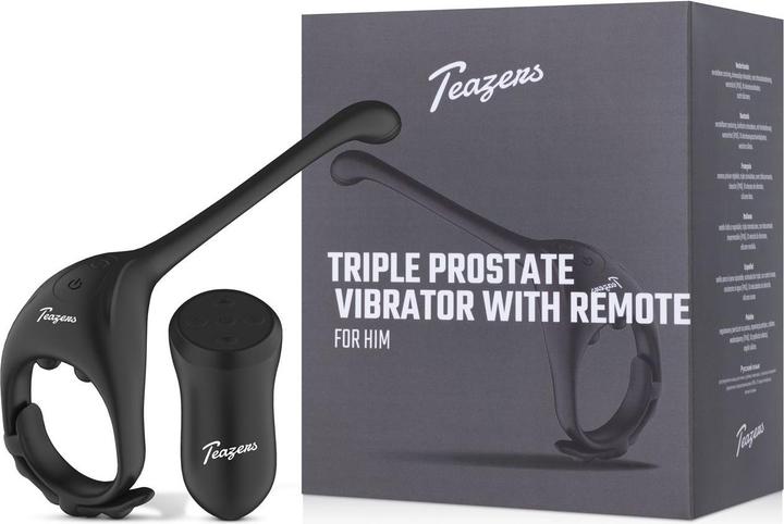 Image du produit Teazers Vibratore Triplo per la Prostata con Telecomando