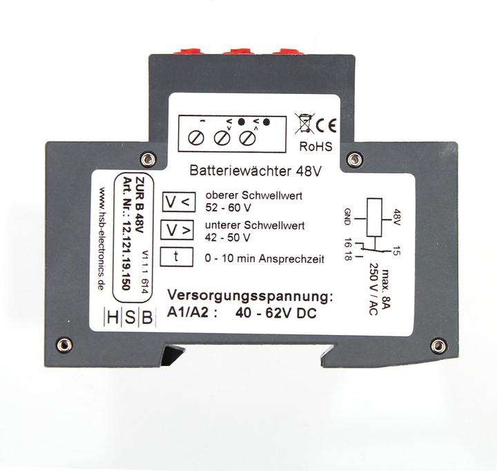 Actual product image Westech Voltage monitoring 48V