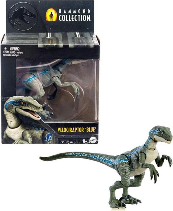 Produktbild Jurassic World Hammond Collection - Velociraptor Blue
