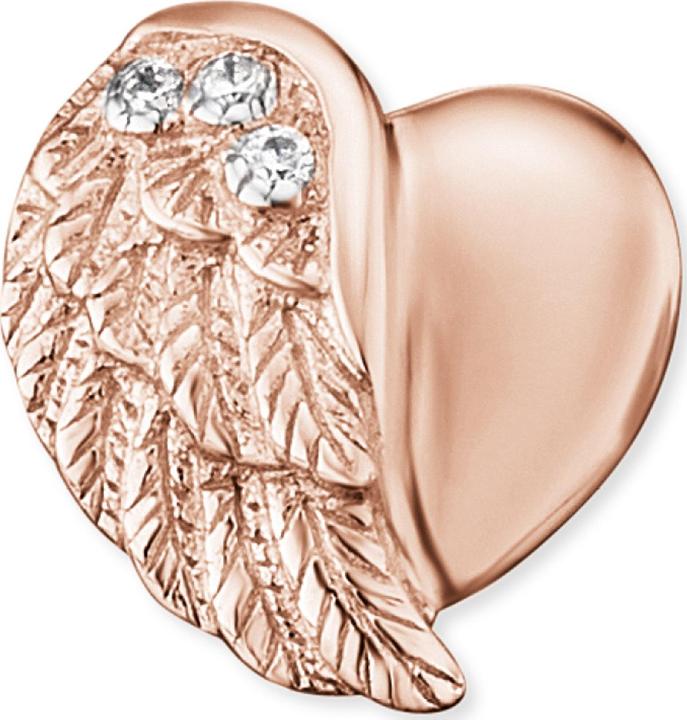 Produktbild Engelsrufer Ohrstecker Herzflügel Rosé Gold (925er Silber)