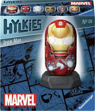 Produktbild Ravensburger Hylkies: Die neue Sammelfigurenreihe zum selbst zusammenbauen. Figur #08 - Iron Man - (54 Teile)