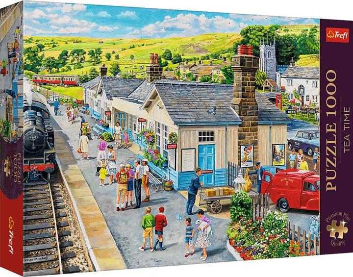 Trefl Puzzle Premium Plus 1000 - Stazione ferroviaria (1000 pezzi)