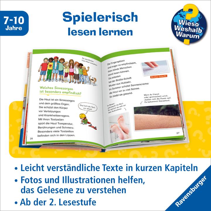 Actual product image Ravensburger Wieso? Weshalb? Warum? Erstleser, Band 15: Mein Körper (German, Sandra Noa, Daniel Sohr, 2025)