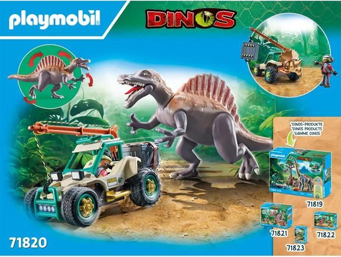 Image du produit Playmobil Attaque de spinosaurus sur une fouille de dinosaure (71820, Dinosaures Playmobil)