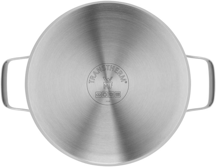 Produktbild WMF Kochtopf Fleischtopf Induktion 24cm Glasdeckel Belmonte Edelstahl 18/10 (Kochtopf, Edelstahl)