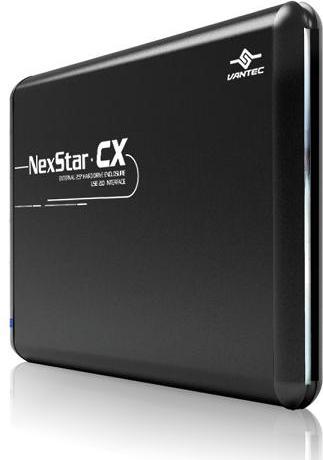Produktbild Vantec NexStar CX im Alugehäuse, 500GB, 2.5", schwarz, USB (0.50 TB)