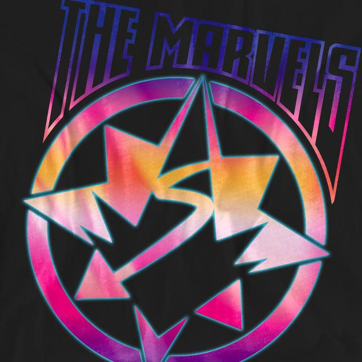 Actual product image The Marvels Unisex Adult Gradient Logo T-Shirt (M)