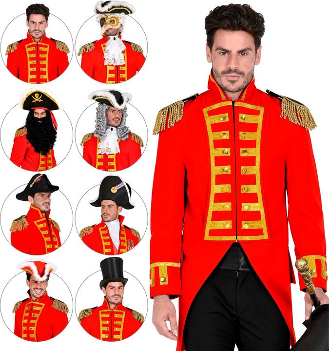 Actual product image Widmann Rote Gardeuniform / Paradefrack für Herren (XL)