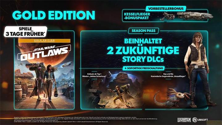 Produktbild Ubisoft Star Wars Outlaws - Gold Edition (Xbox Series X, DE)